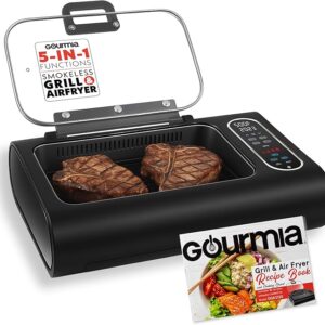 Gourmia Smokeless Indoor Grill - Air Fryer