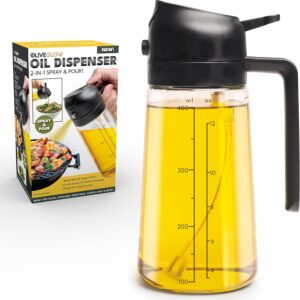 Olive Glow Cooking Oil Dispenser – 400 mL