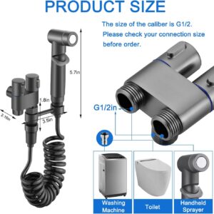 Handheld Bidet Sprayer for Toilet (Grey)