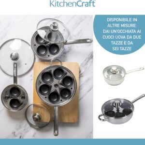 KitchenCraft -Egg Poacher Pan – Stainless Steel