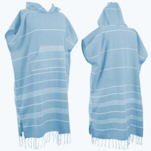 Turkish Cotton Hooded Poncho Towel