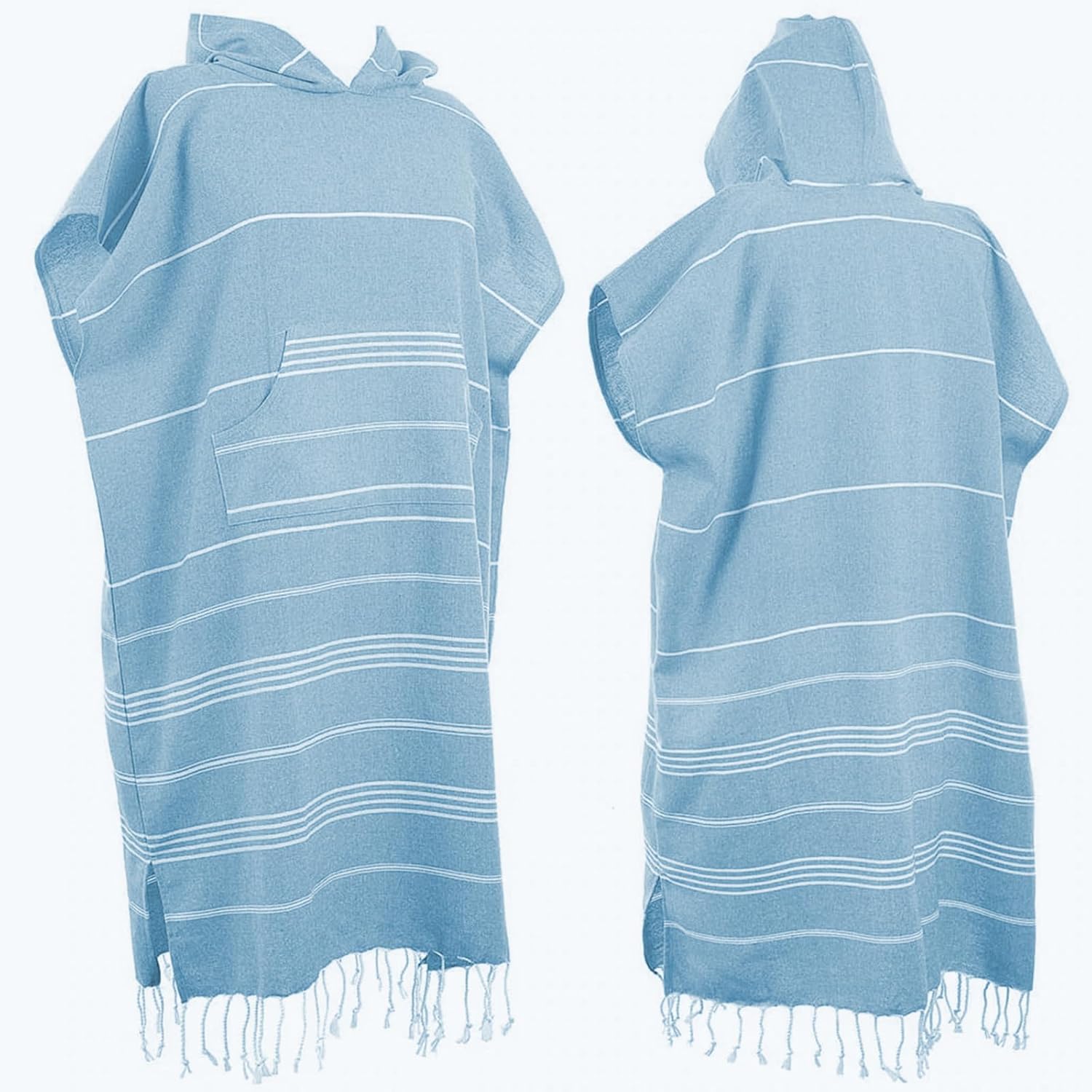 Turkish Cotton Hooded Poncho Towel