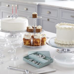 Mariposa Brillante Number Candle Holder