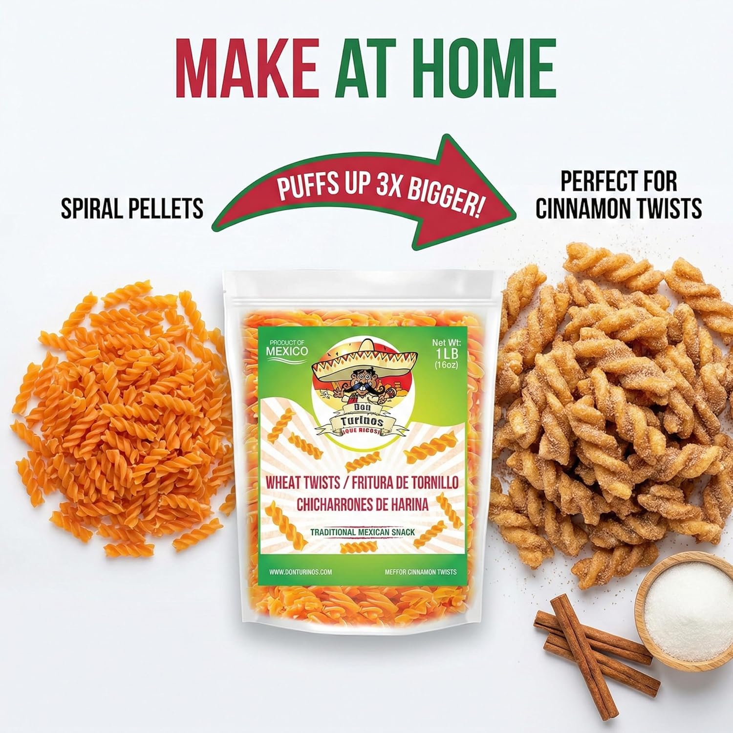 Duritos (Duros) Wheat Pellet Twists