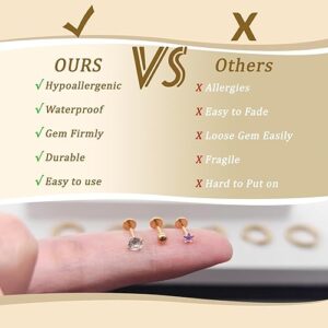 Flat Back Stud Earrings