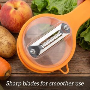 Vegetable Peeler Set with Storage Box