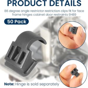 86° Cabinet Hinge Restrictor Clips