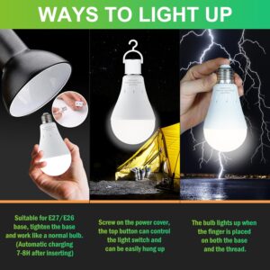 DEBAOBULB Rechargeable Emergency Light Bulbs