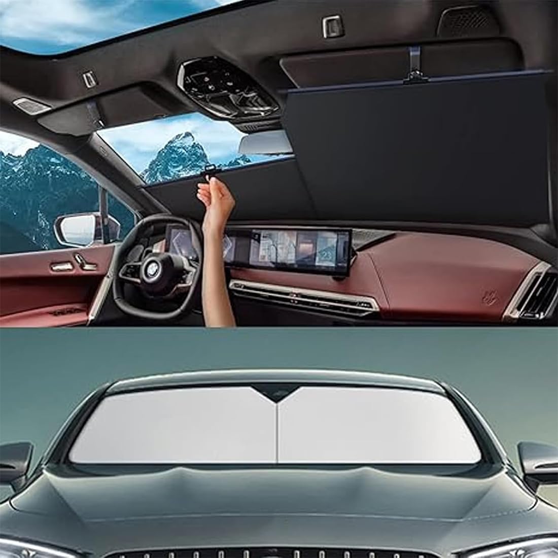 Automatic Retractable Car Sunshade