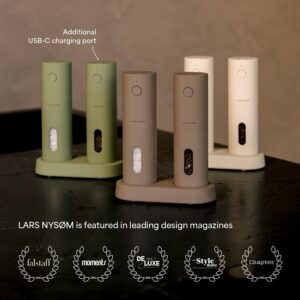 LARS NYSØM Electric Salt & Pepper Grinder Set