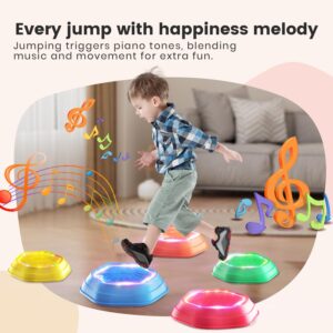 Holyton Light-Up Stepping Stones (5-Pack)