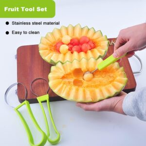 4-in-1 Melon Baller & Fruit Carving Set