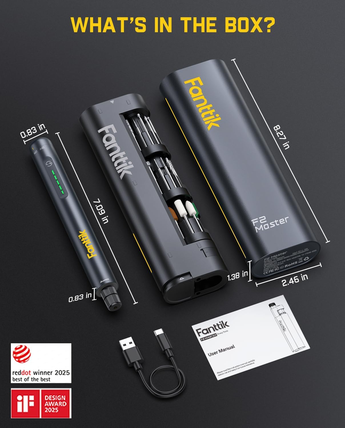 Fanttik F2 PRO Cordless Rotary Tool Kit