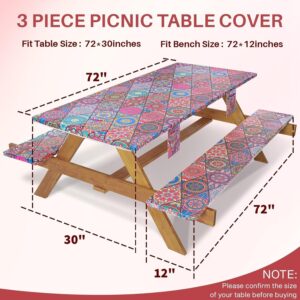 Picnic Table Cover with Bench Covers