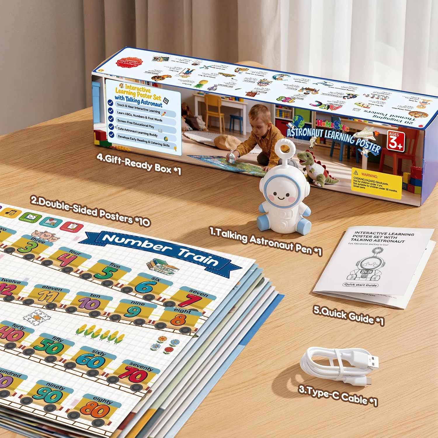 Interactive Learning Posters with Talking Astronaut Pen