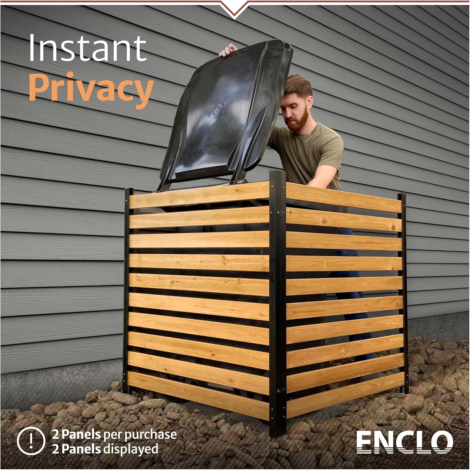 Enclo Charleston Cedar Privacy Screen