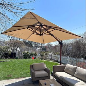 PURPLE LEAF 9ft Cantilever Patio Umbrella