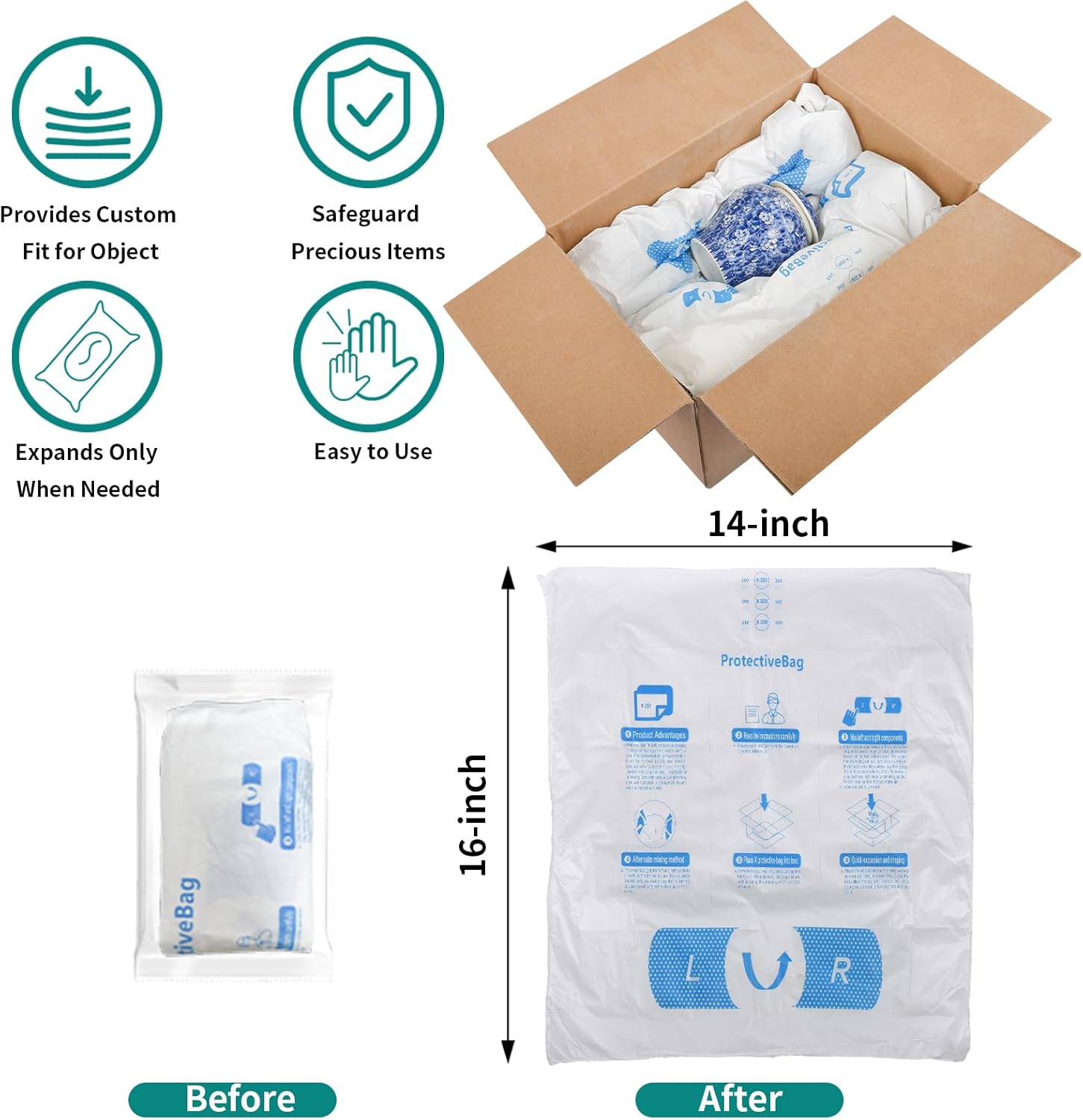 Expanding Foam Packaging (8PCS)