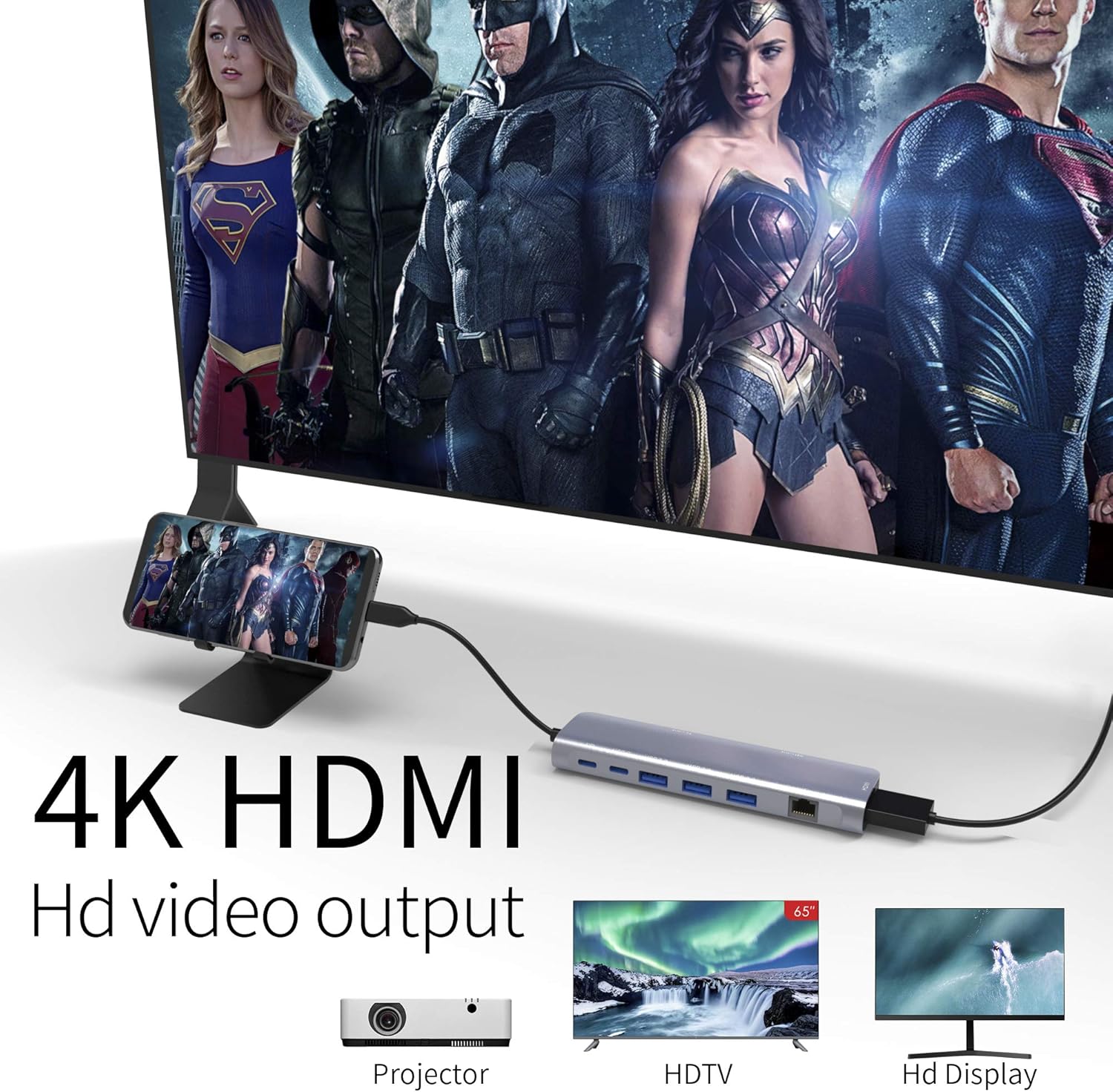 9-in-1 USB-C Hub Docking Station